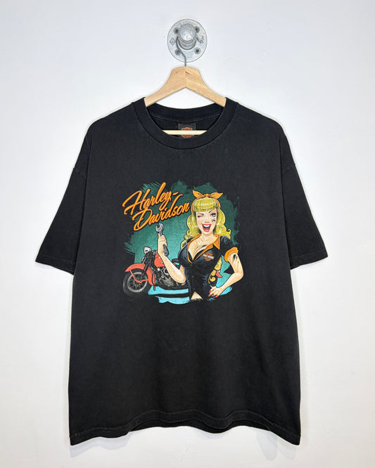 Harley Davidson Of Bangkok Thailand Black Tee Shirt