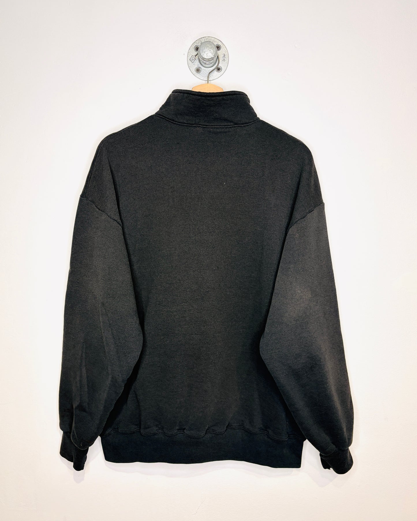 Vintage 90s Gatorade Athletic Black 1/4 Zip Sweatshirt