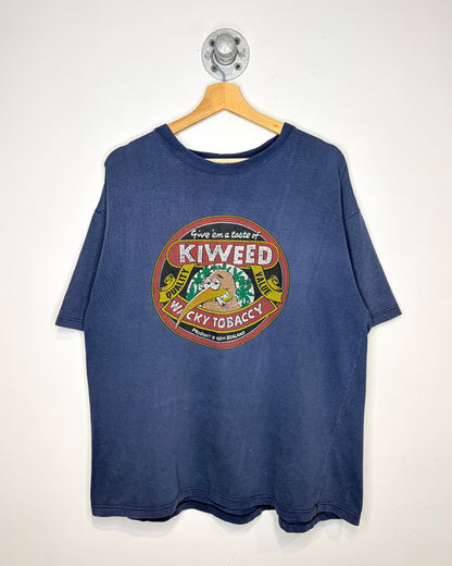 Vintage Kiweed Wacky Tobaccy Faded Blue Tee Shirt