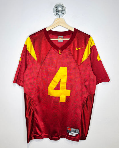 Vintage Southern California University #4 Foot Ball Jersey