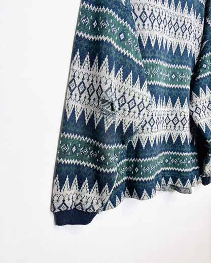 Vintage 90s West Bay Polo Club 1/4 Zip Sweater