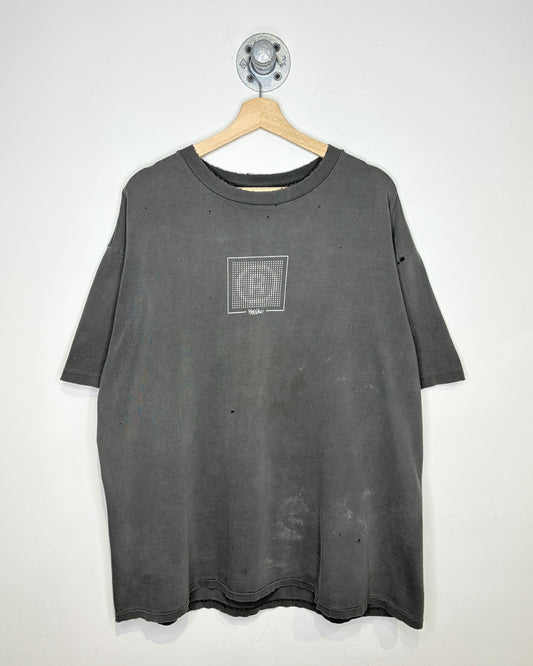Vintage 90s Mossimo Thrashed & Faded Black Tee Shirt
