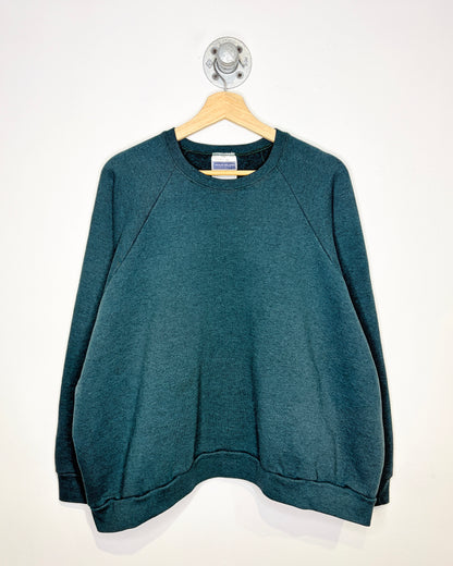 Vintage 1990s Forest Green Crewneck Sweatshirt