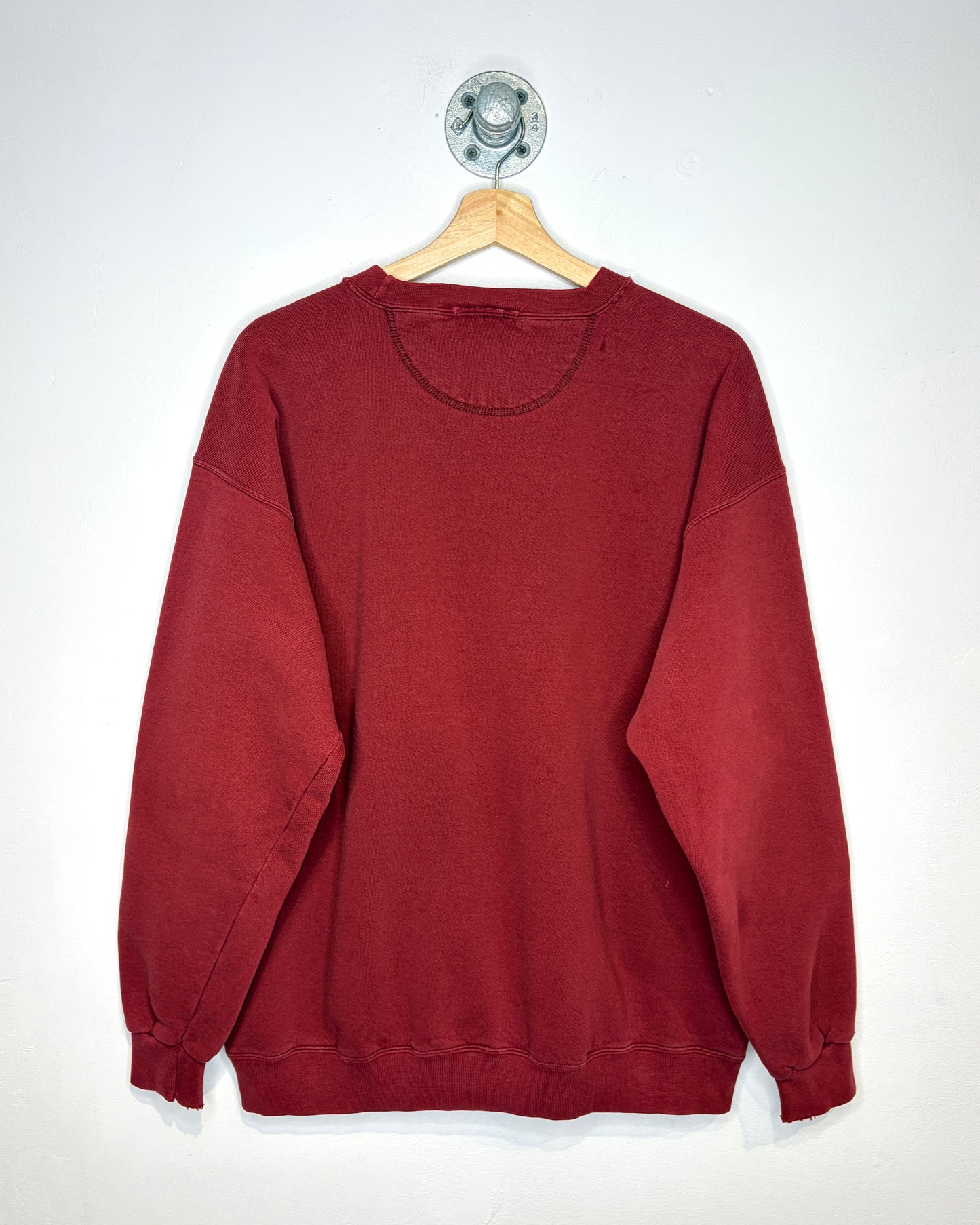 Vintage 90s C.M.U Football Red Crewneck Sweatshirt