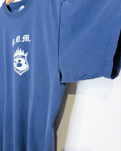 Vintage 1996 Brethren D&C 121:9 Faded Navy Blue Tee Shirt