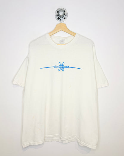 2000s The Continental Extreme Power Distressed White Tee Shirt
