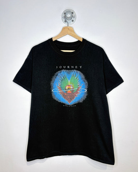 Journey Evolution Black Band Tee Shirt