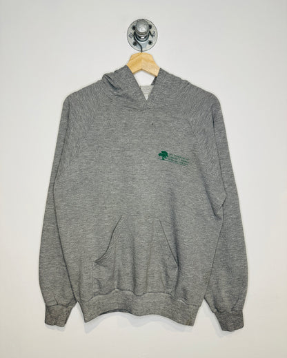 Vintage 1980s Parks And Cemetery Grey Hoodie