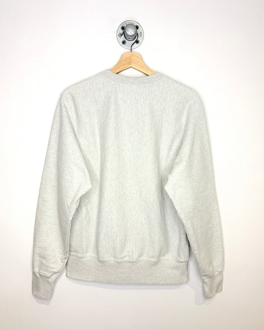 2000s Western Michigan Grey Reverse Weave Crewneck Sweatshirt