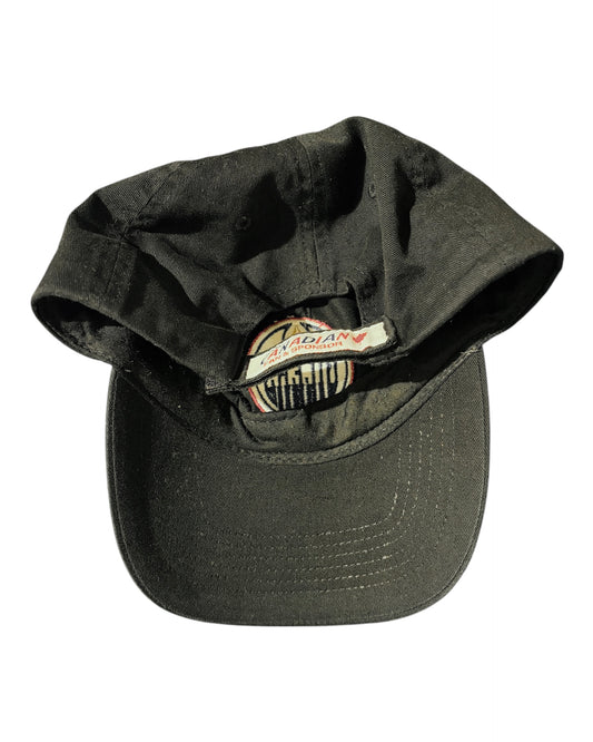 2000s Edmonton Oilers Molson Canadian Black Dad Hat