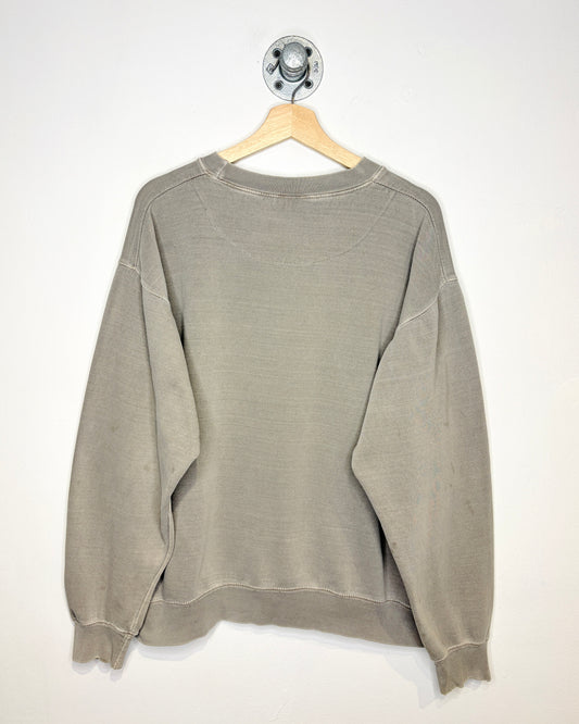 Vintage Virgina Beach Faded Earth Tone Crewneck Sweatshirt