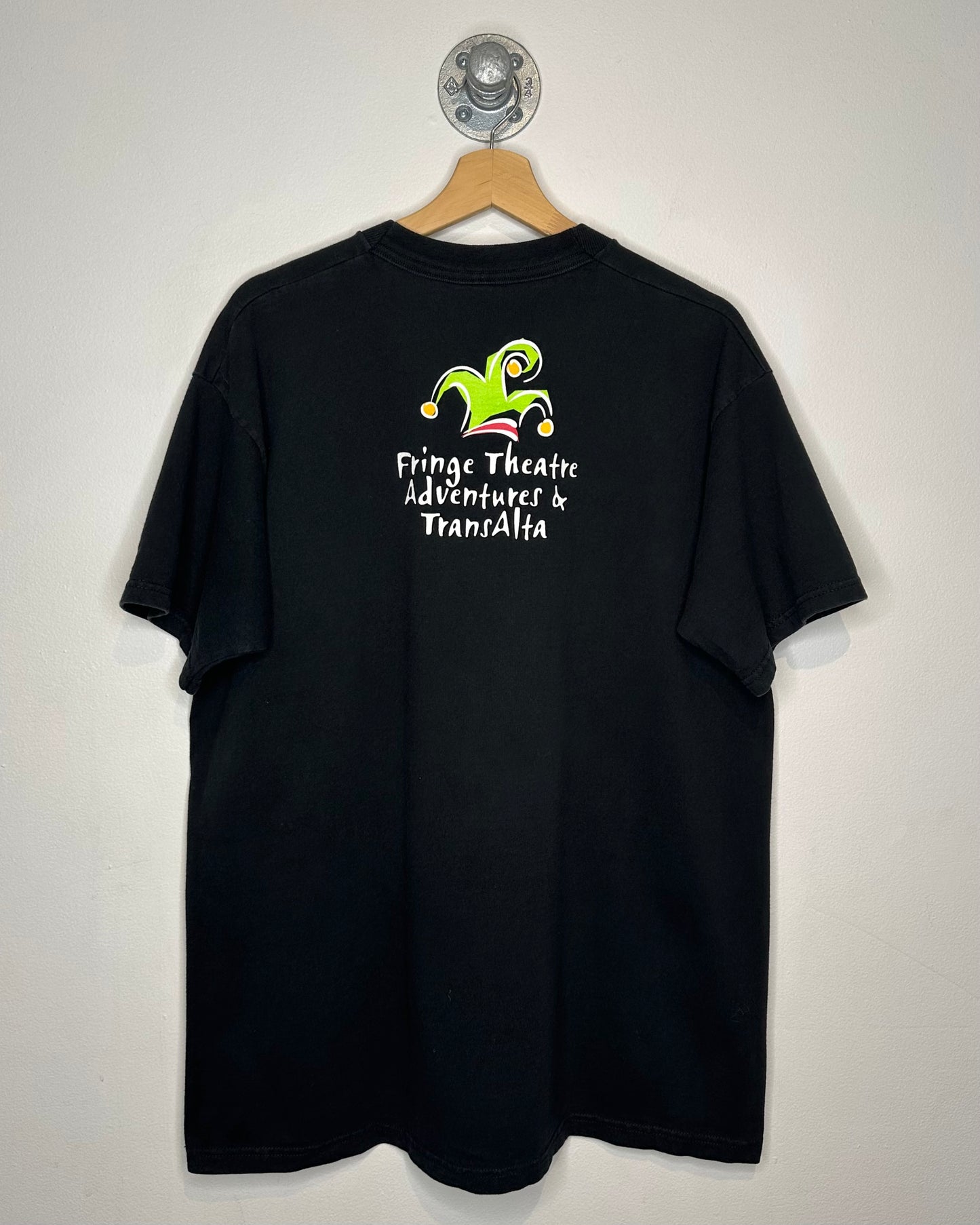 Vintage 1999 Bride of Franken Fringe Black Tee Shirt