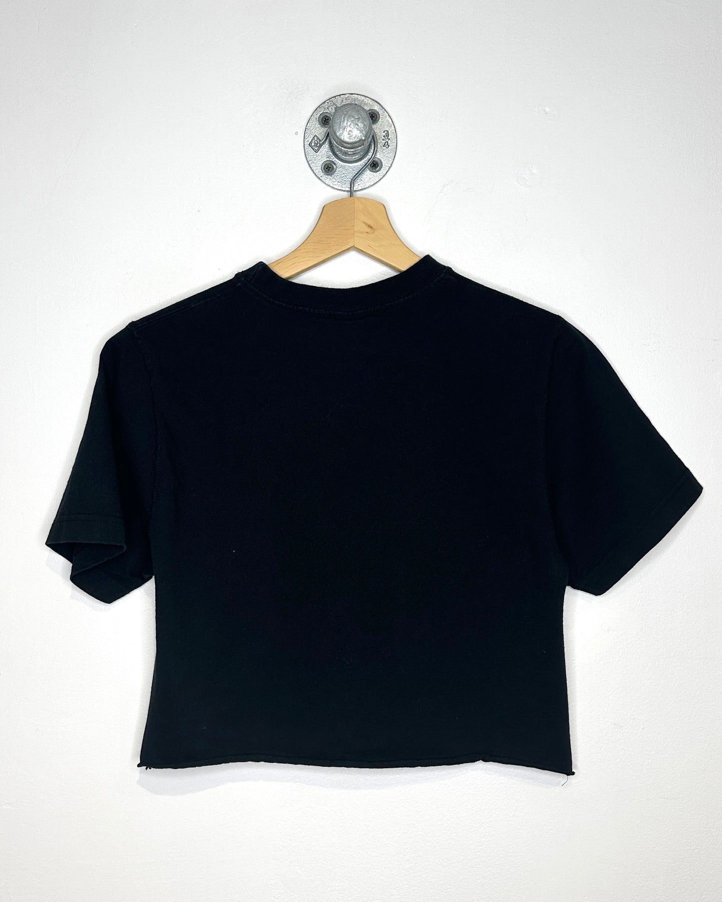 B.U.M. Equipment 10 Black Crop Top Tee Shirt