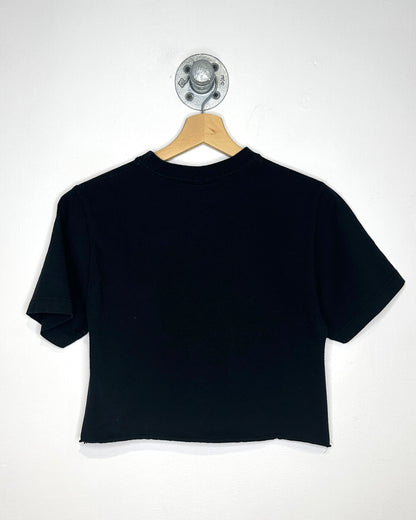 B.U.M. Equipment 10 Black Crop Top Tee Shirt