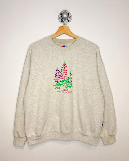 Vintage 90s Lupins PEI Grey Crewneck Sweatshirt