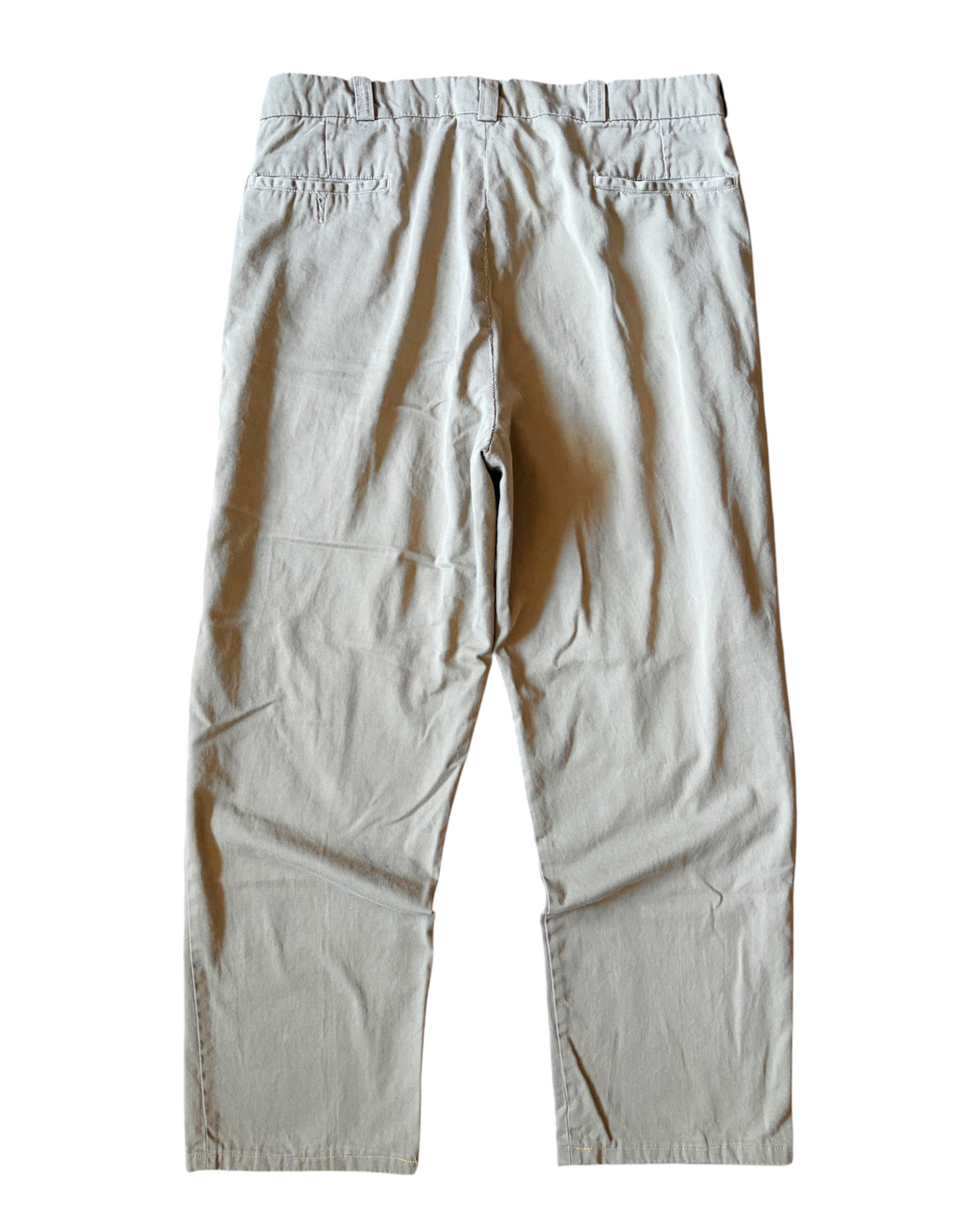 Vintage 1970s Tan Loose Fit Chino Pants