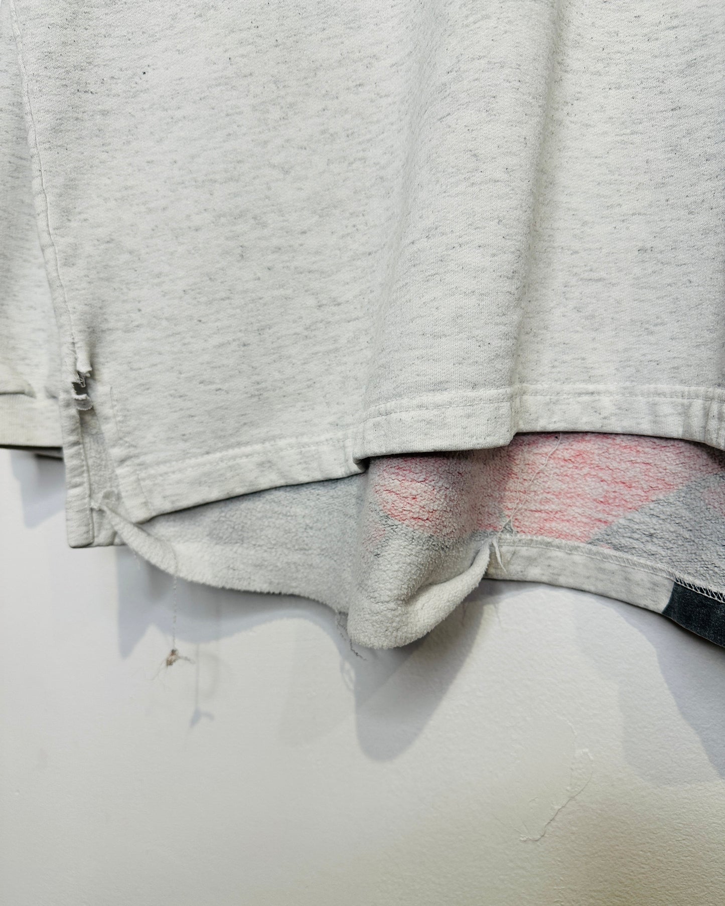 Vintage 1990s Mickey’s Gym Afterhood Grey Hoodie