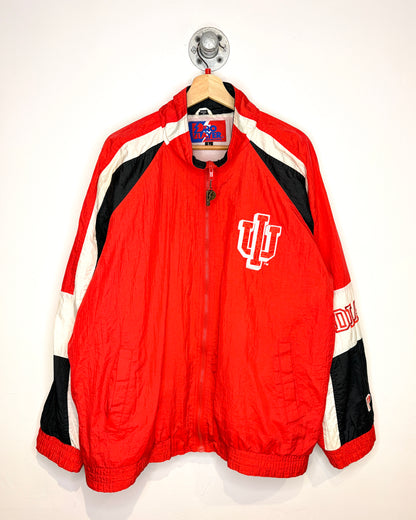 Vintage 90s Pro Player Indiana Hoosiers Boxy Red Windbreaker Jacket
