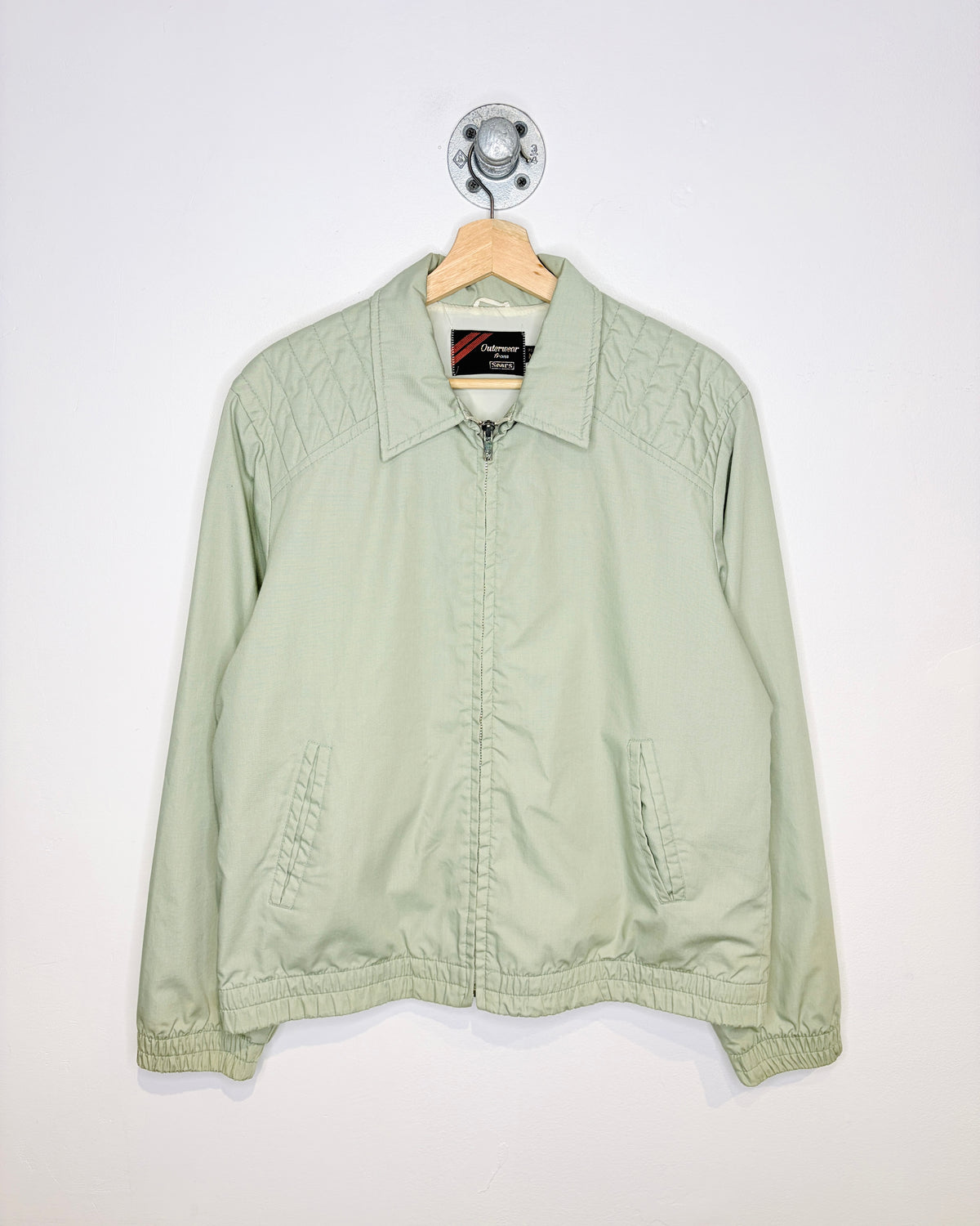 Vintage 70s Sears Concrete Grey Harrington Jacket
