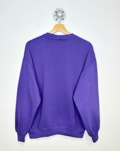 Vintage 90s Hard Rock Cafe Chicago Purple Crewneck Sweatshirt