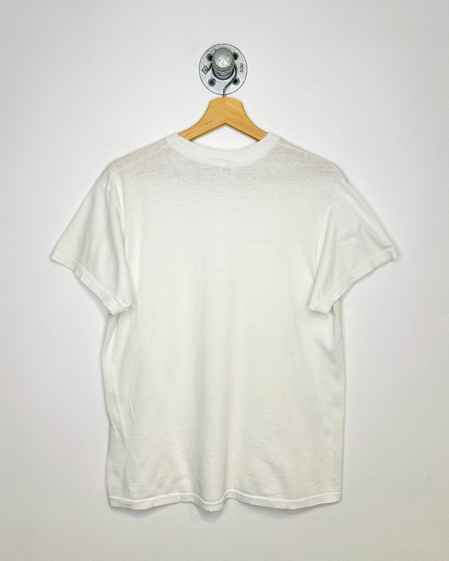Vintage Hanes Blank White Tee Shirt