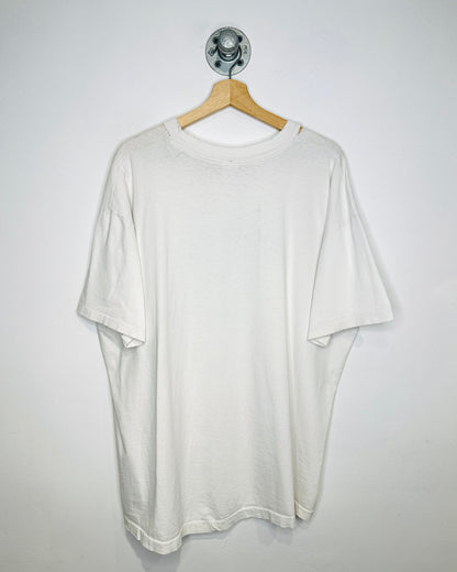 Vintage 1990 To Be… Or Not To Be Thrashed White Tee Shirt