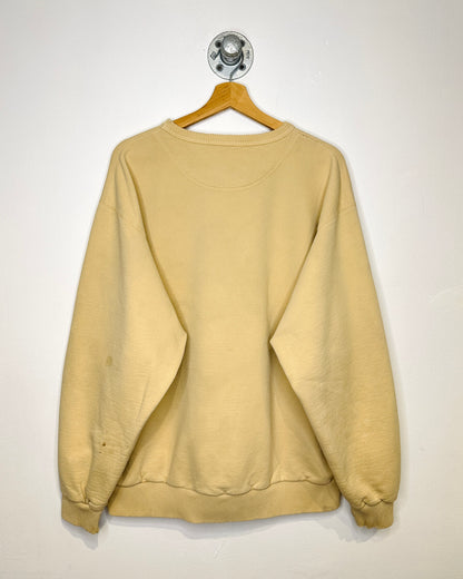 2000s Windriver White Tail Yellow Crewneck Sweatshirt