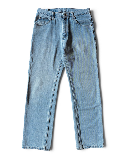 Vintage 2000s Wrangler Light Washed Faded Straight Leg Jeans