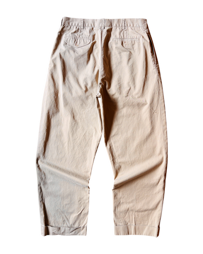 Vintage Polo Ralph Lauren Loose Fit Double Pleated Tan Pants