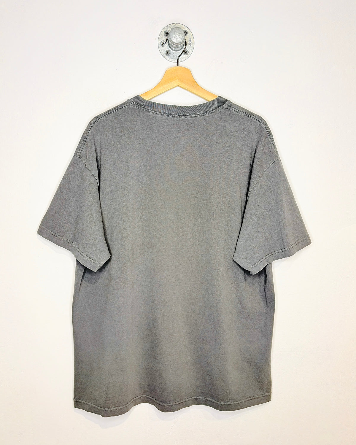 Fox Racing Metallic Logo Dark Grey Tee Shirt