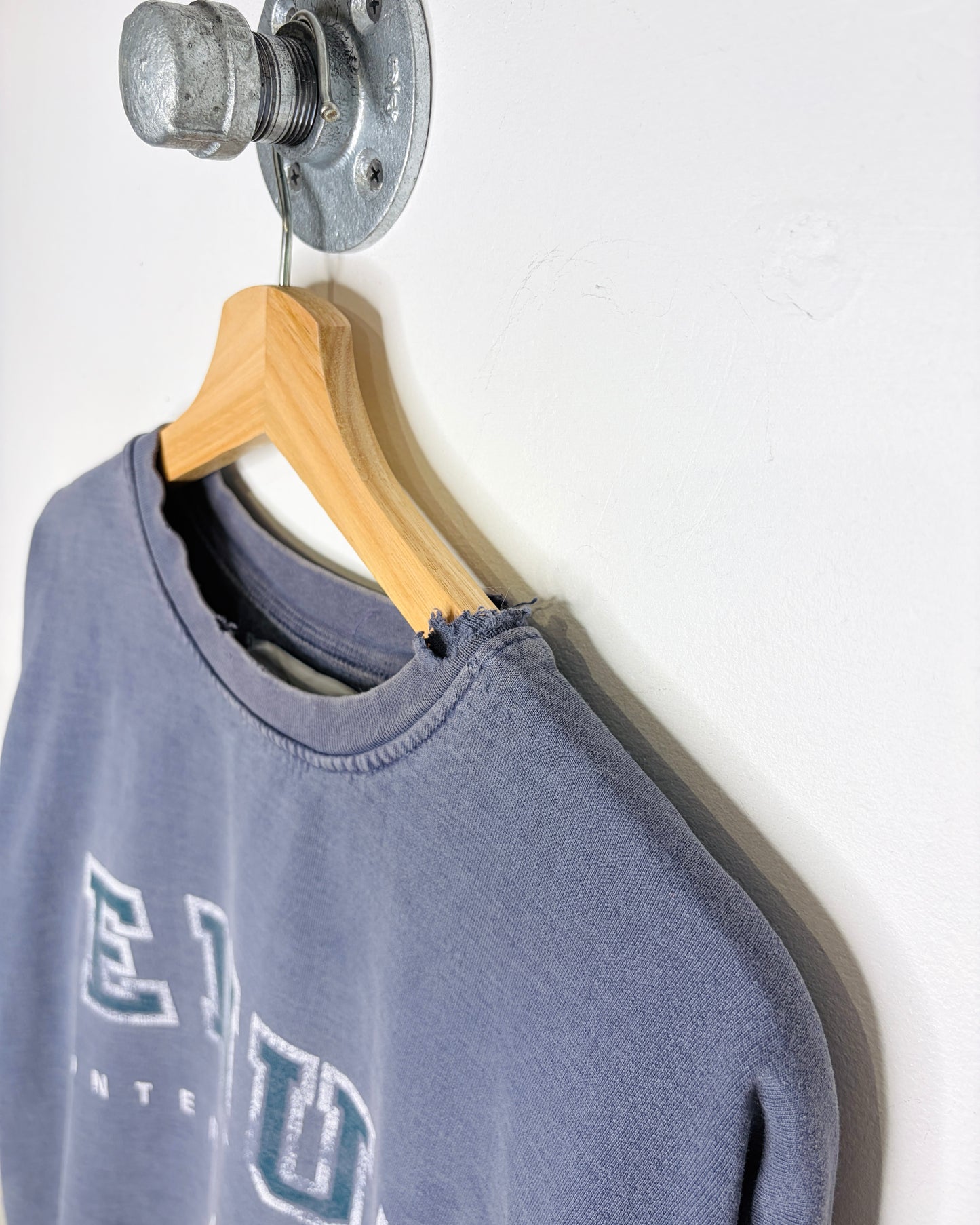 Vintage 90s ENUF Internationale Faded Slate Crewneck Sweatshirt
