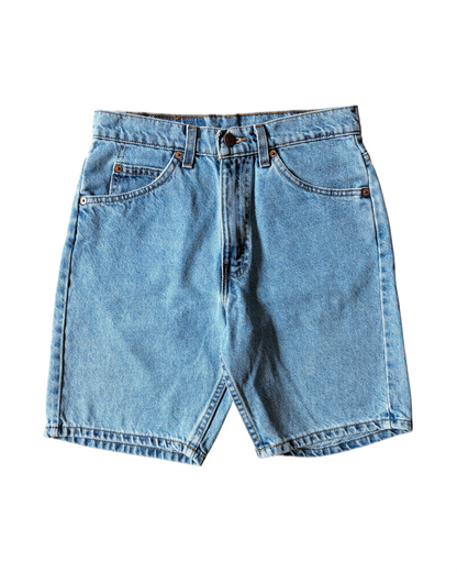 Vintage 90s Levi’s 505 Orange Tab Light Wash Jean Shorts