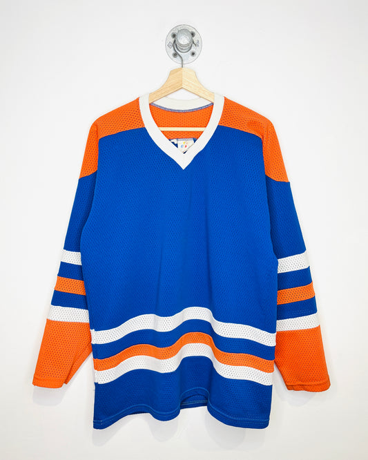 Vintage 80s Cooper Blank Edmonton Oilers Jersey