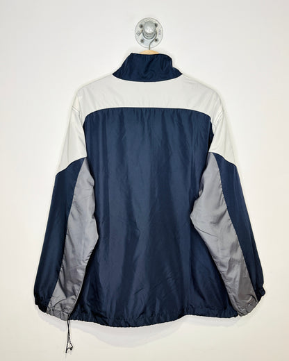 2000s NFL Dallas Cowboys Navy, Grey & White Windbreaker Jacket