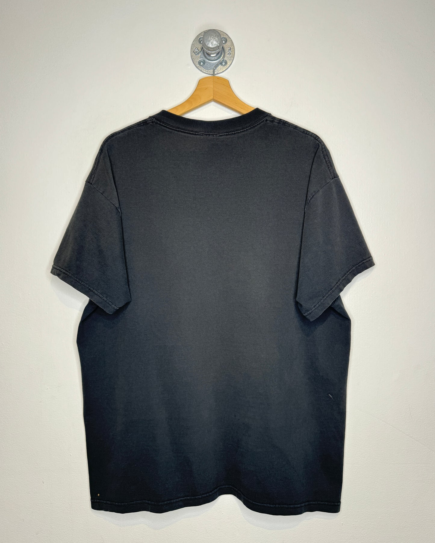 Vintage 90s John Deere Faded Black Tee Shirt