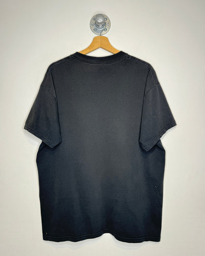 Vintage 90s John Deere Faded Black Tee Shirt