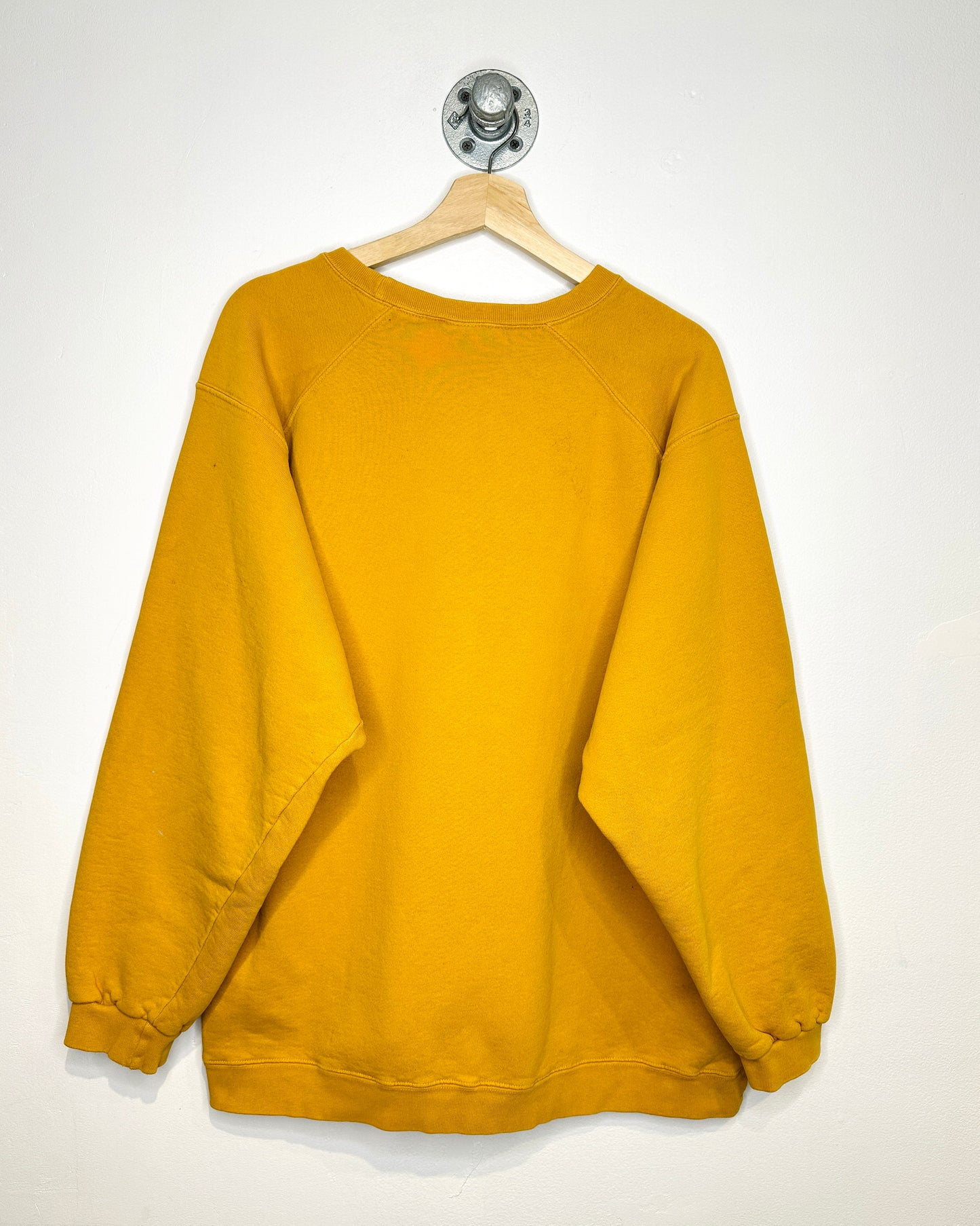 Vintage 90s Iowa Heavyweight Yellow Crewneck Sweatshirt