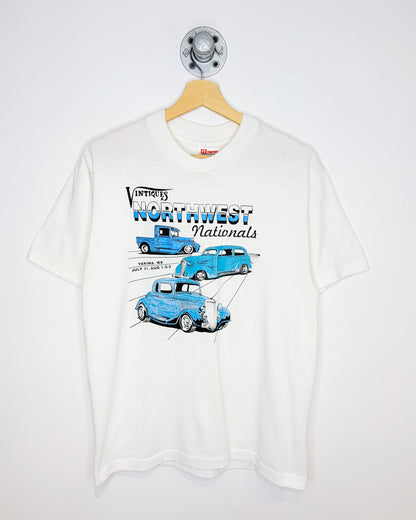 Vintage 1997 Vintiques Northwest Nationals White Tee Shirt