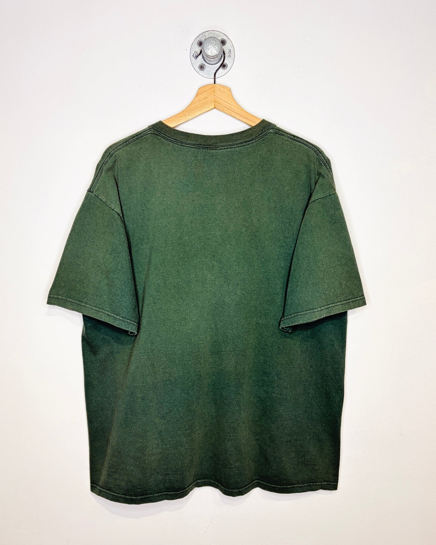 Vintage Green Bay Packers Faded Green Tee Shirt