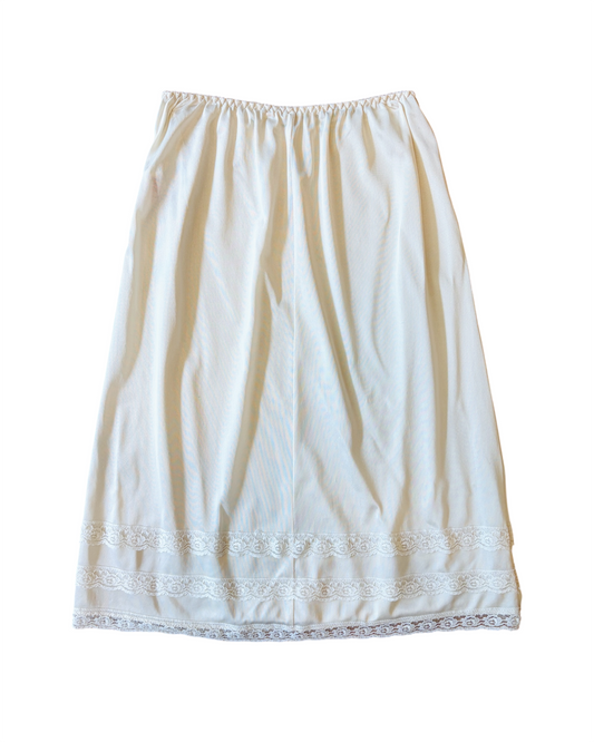 Vintage 90s Women’s Pink Lady Silk Skirt