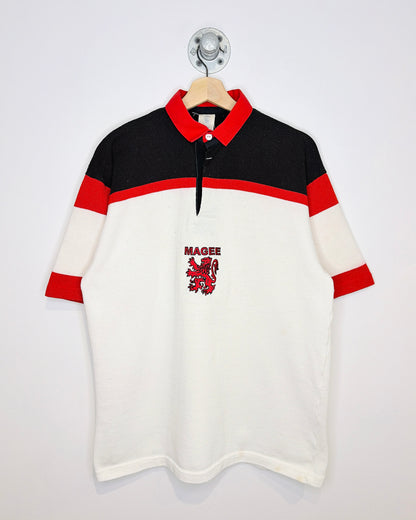 Vintage Late 1990s LionHeart Rugby Black And White And Red Shirt