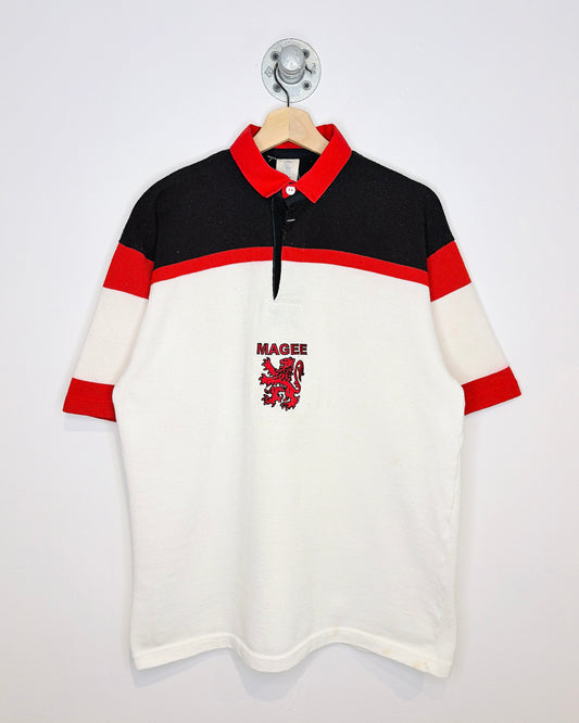 Vintage Late 1990s LionHeart Rugby Black And White And Red Shirt