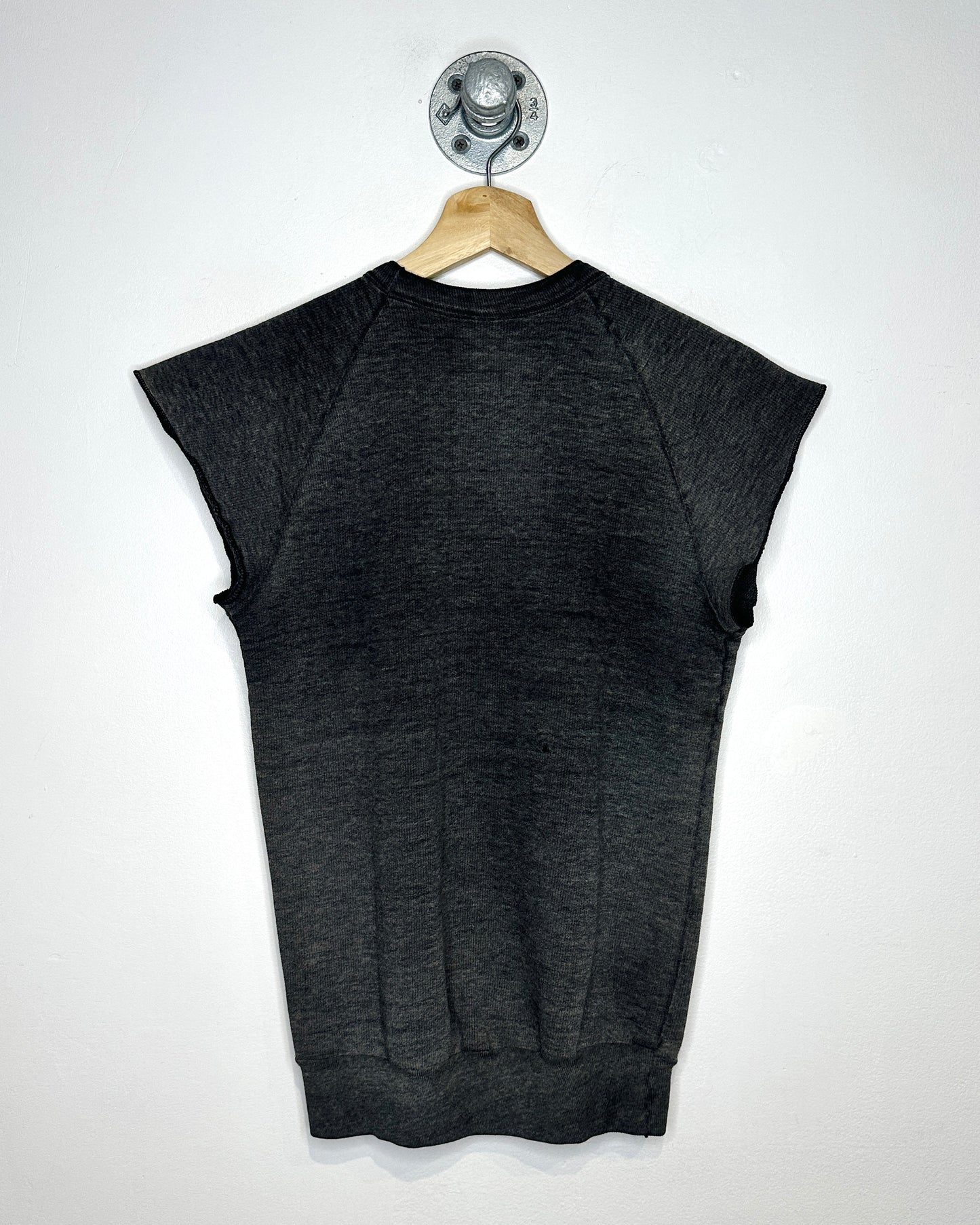 Vintage 1983 Journey The Band Sleeveless Washed Black Sweatshirt