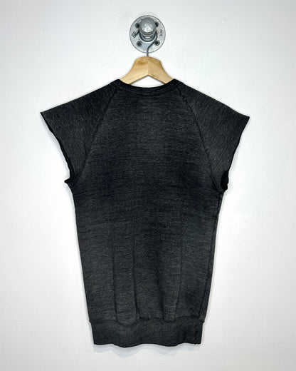 Vintage 1983 Journey The Band Sleeveless Washed Black Sweatshirt