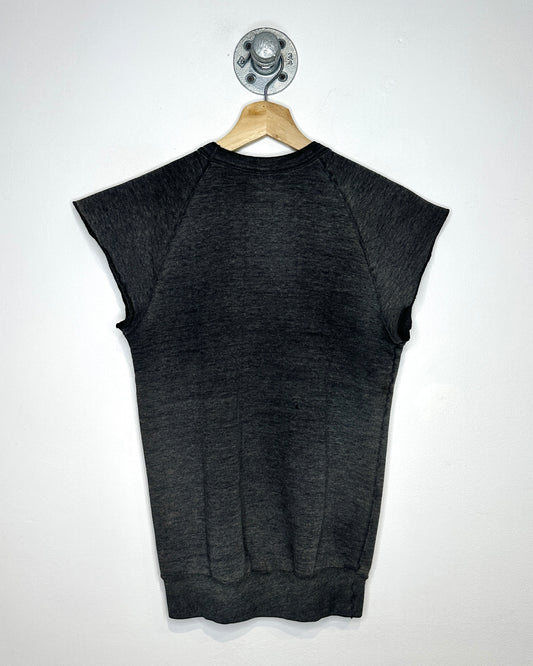 Vintage 1983 Journey The Band Sleeveless Washed Black Sweatshirt