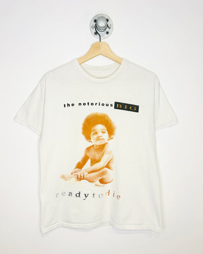 Notorious BIG Ready To Die White Tee Shirt