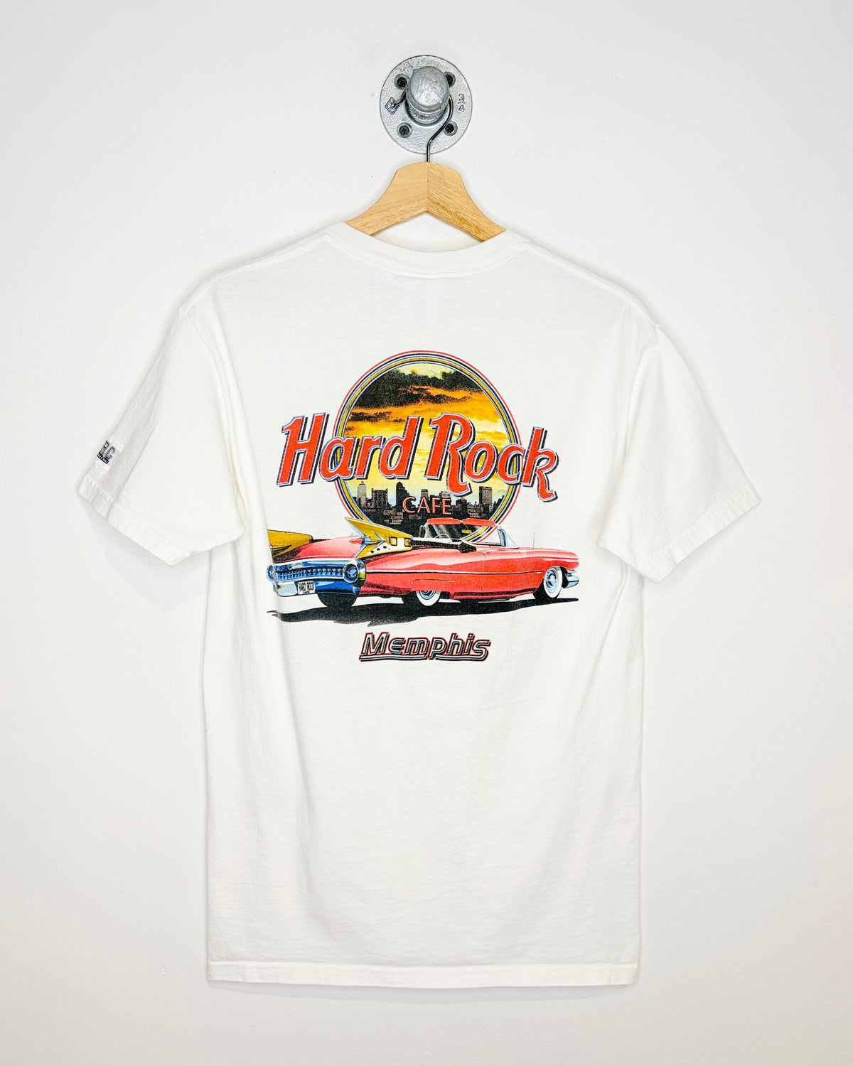 2000s Hard Rock Cafe Memphis White Tee Shirt