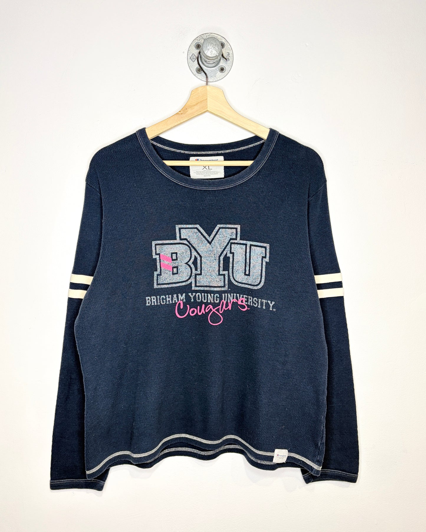 2000s Women’s Champion BYU Navy Longsleeve Shirt