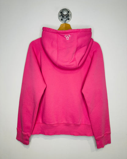 2000s TNA Felt Spellout Pink Hoodie
