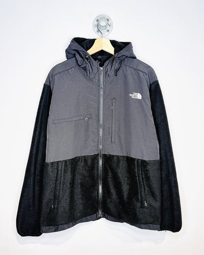 2000s The North Face Black Hooded Fleece